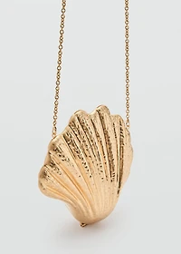 Shell design clutch bag