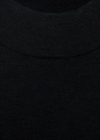 Fine-knit flared dress