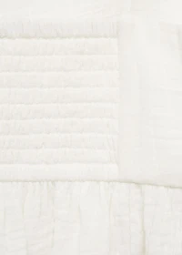 Cotton top with ruffles