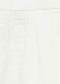Cotton top with ruffles