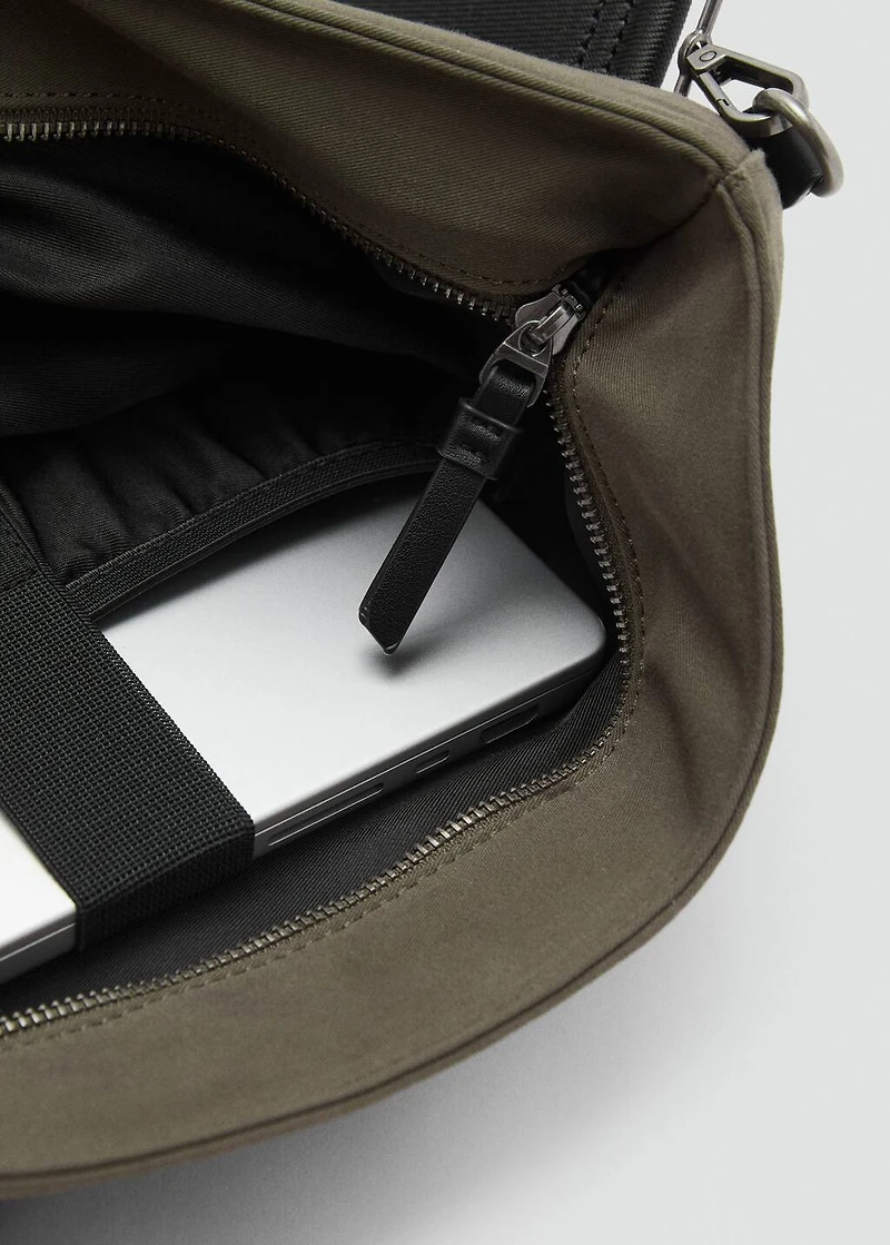 Shopper bag with handles