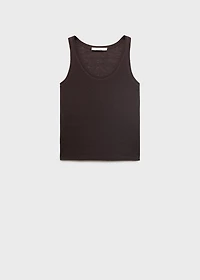 Linen top with sleeves