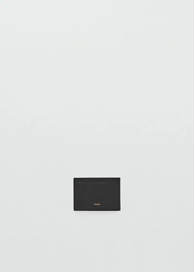 Saffiano-effect cardholder