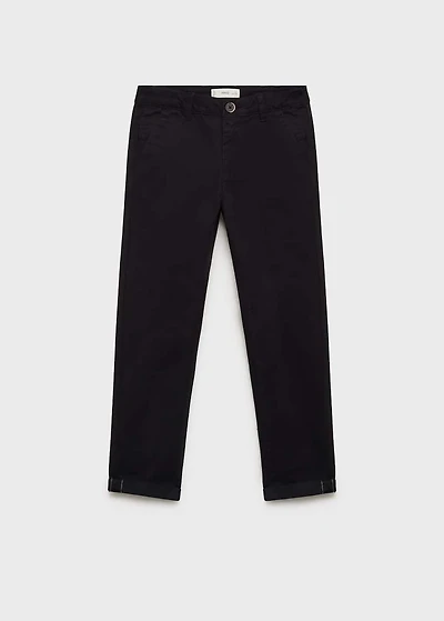 Plain chino pants
