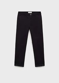 Plain chino pants