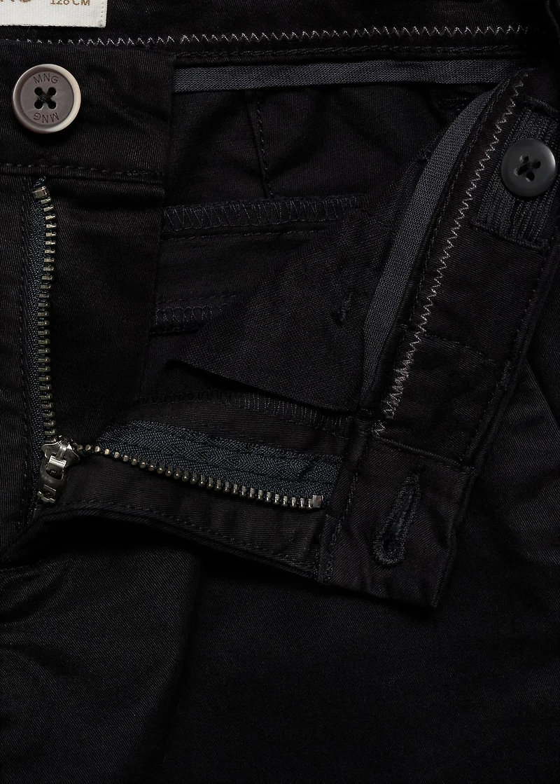 Plain chino pants