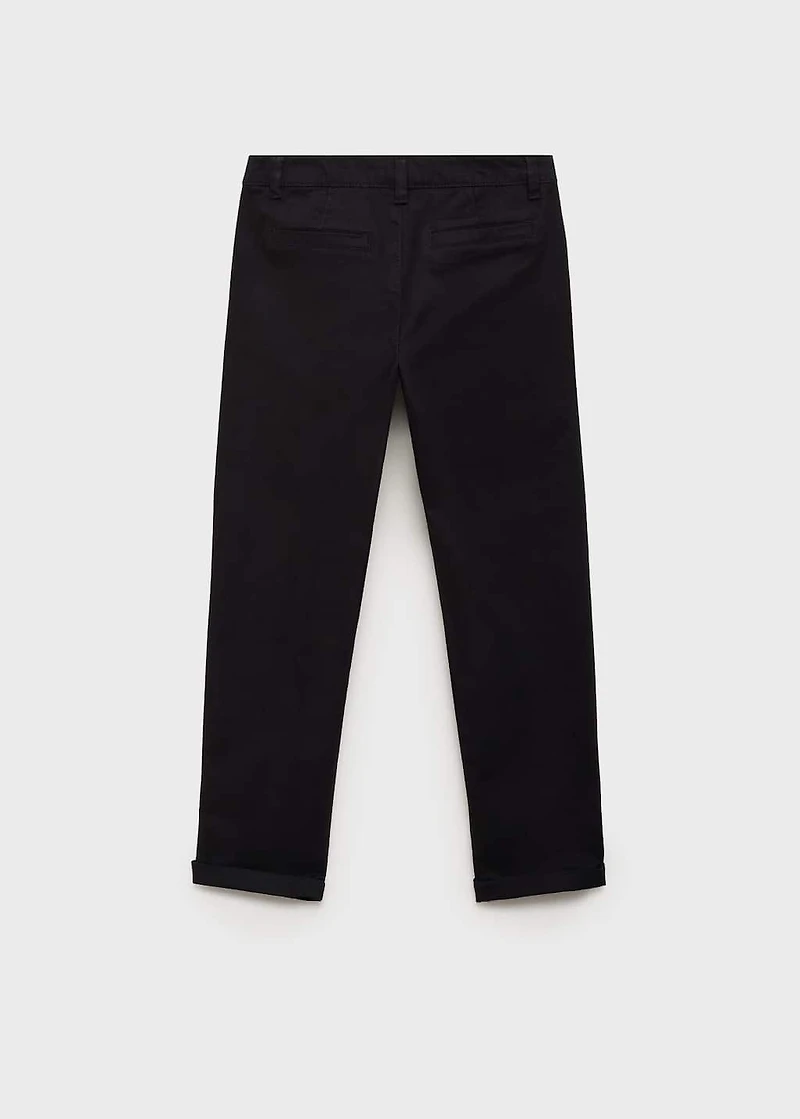 Plain chino pants