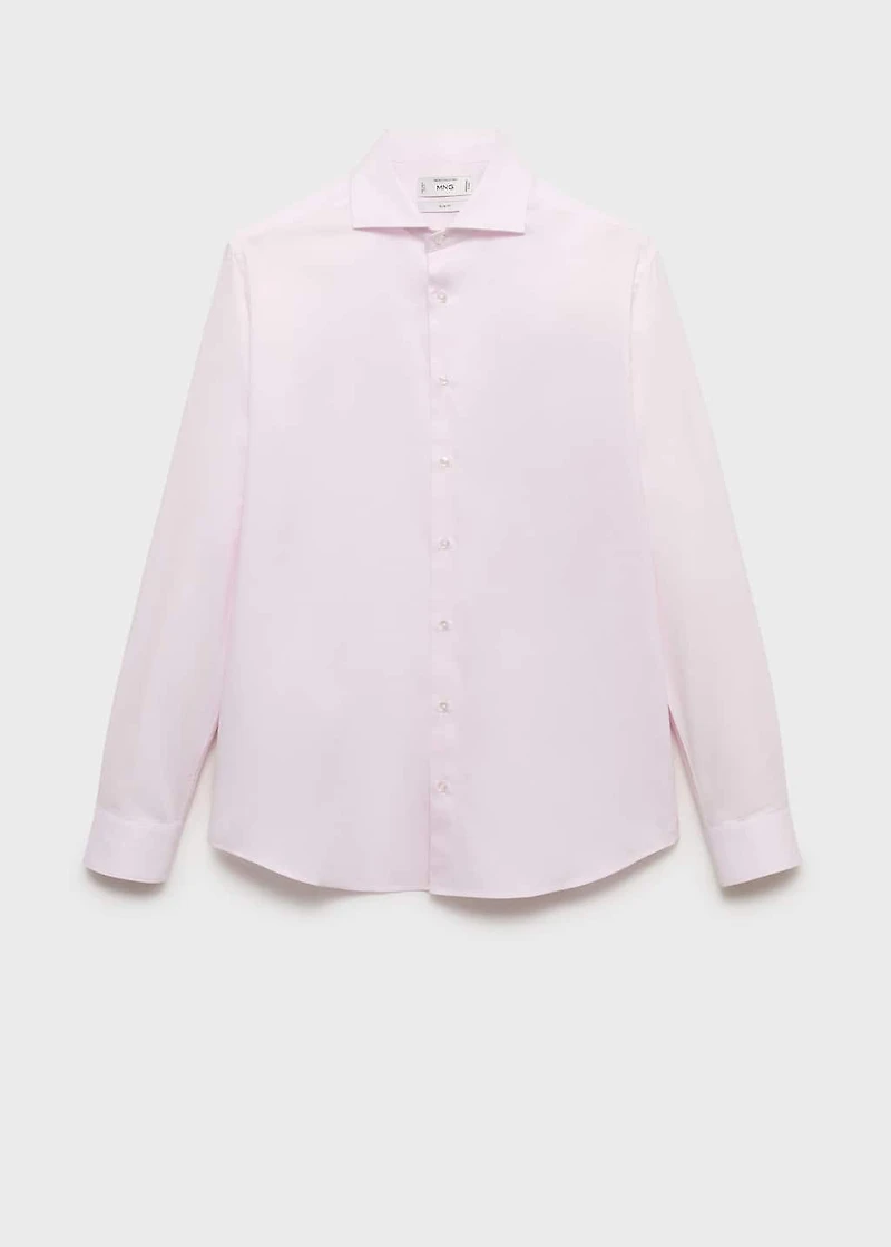 100% cotton slim-fit suit shirt