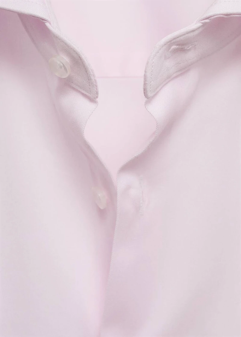100% cotton slim-fit suit shirt