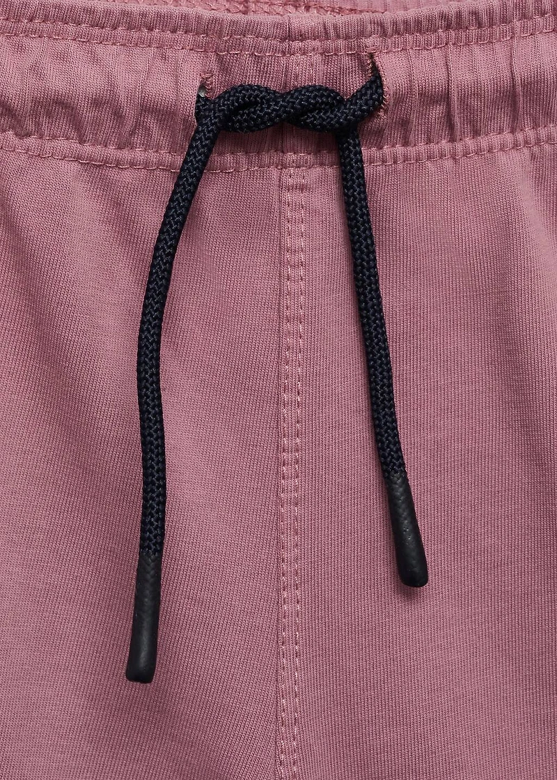 Comfy-fit bermuda shorts with drawstring