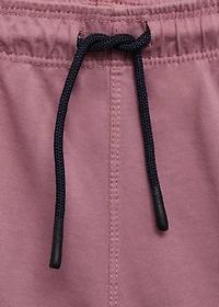 Comfy-fit bermuda shorts with drawstring