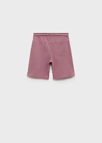 Comfy-fit bermuda shorts with drawstring