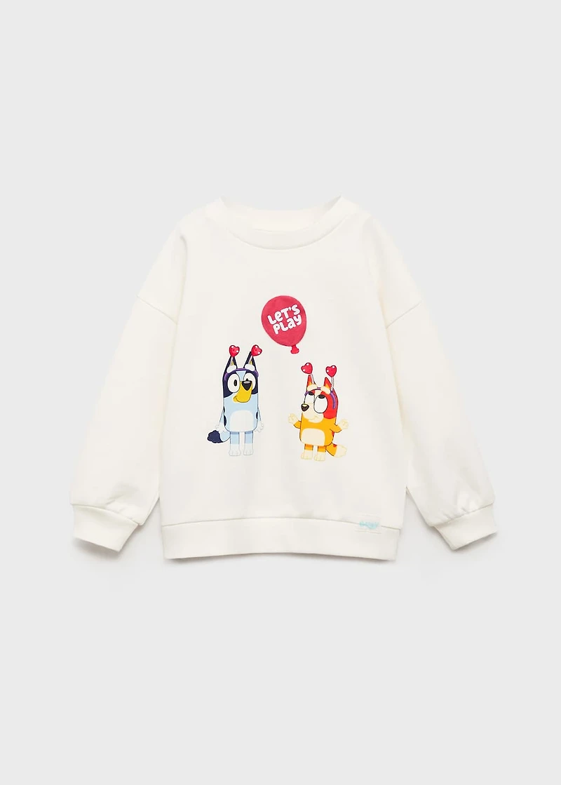 Bluey-print sweatshirt