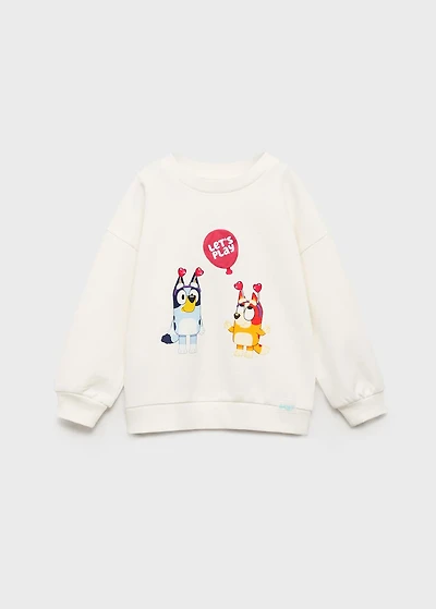 Bluey-print sweatshirt