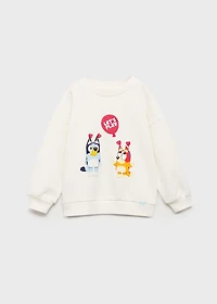 Bluey-print sweatshirt