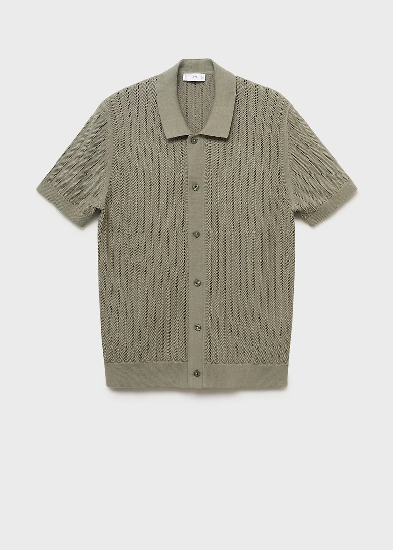 100% cotton shirt structure