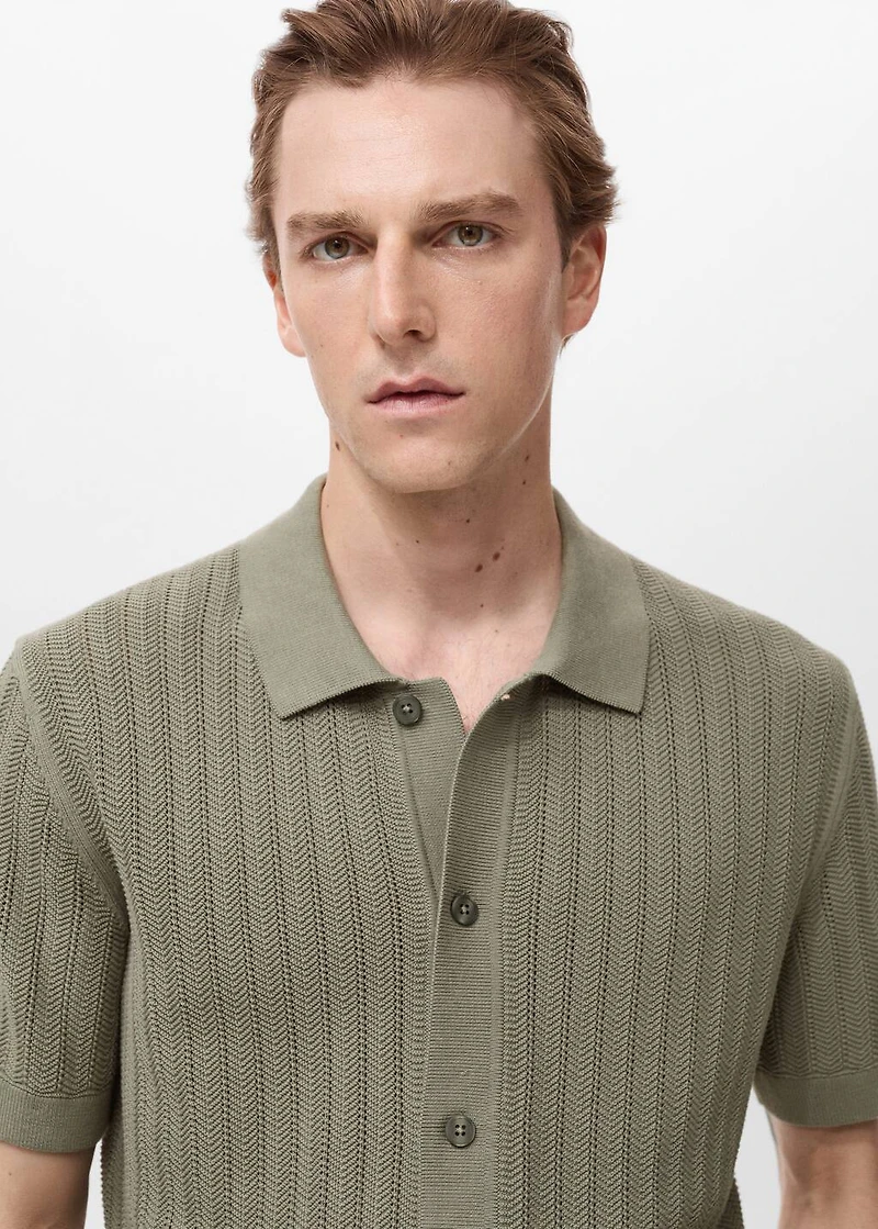 100% cotton shirt structure