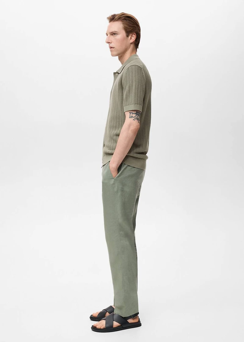 100% cotton shirt structure