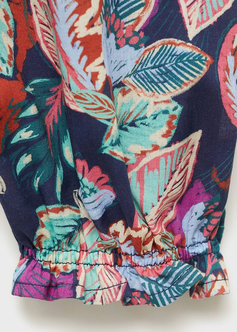 Floral print jumpsuit