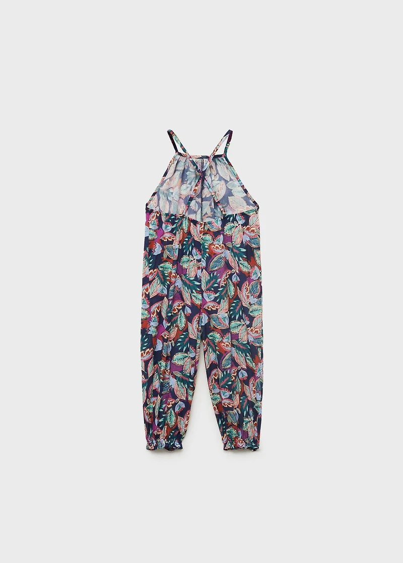 Floral print jumpsuit