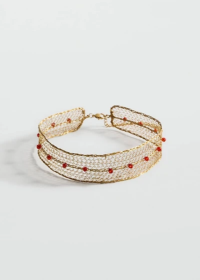 Crystal choker necklace