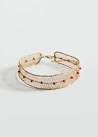 Crystal choker necklace