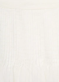 Lace cotton skirt