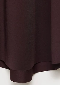 Draped midi skirt