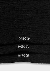 Pack of 3 cotton socks