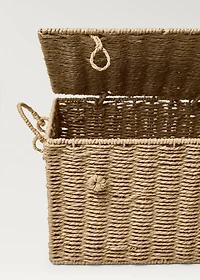 Children's paper trunk basket