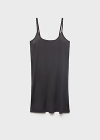 Micro-modal nightgown with straps