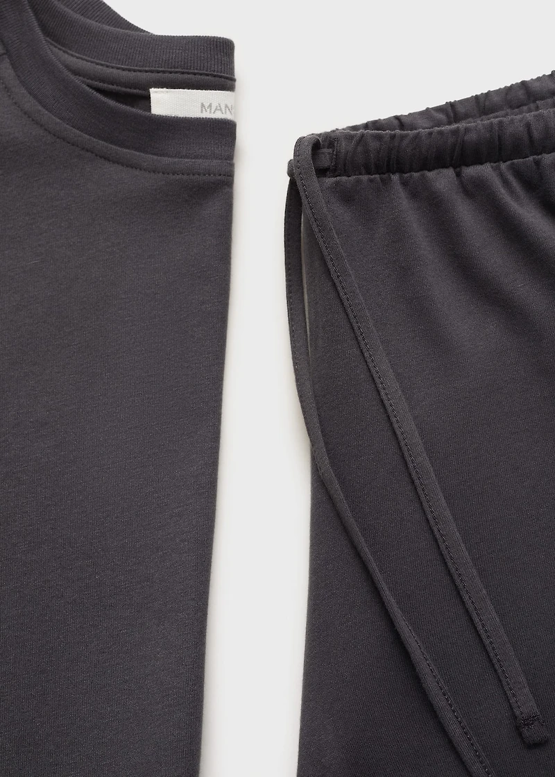 Fluid cotton sweatshirt