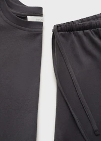 Fluid cotton sweatshirt