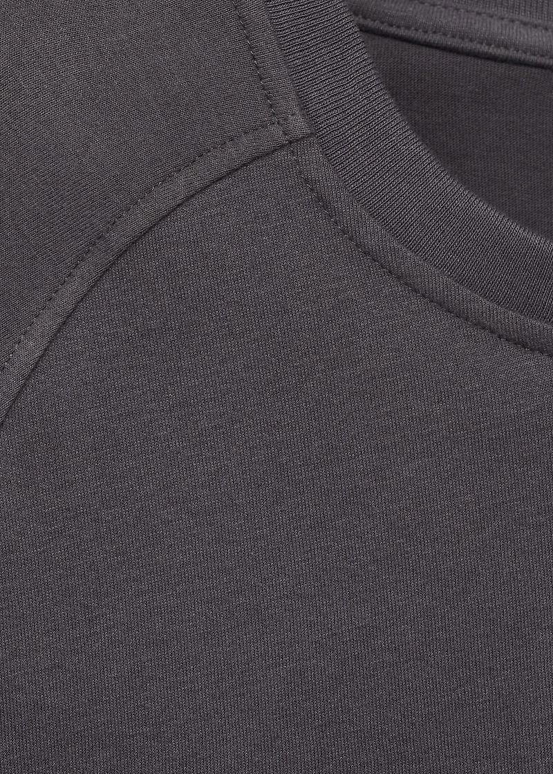 Fluid cotton sweatshirt