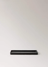 Matte-finish bathroom tray
