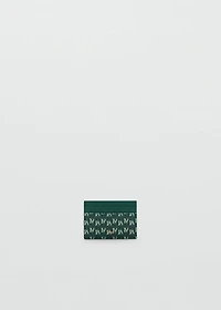 Card holder with printed logo