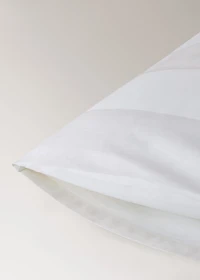 Two cotton percale pillowcases with a stripe print 50x75 cm