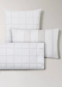 Two cotton percale pillowcases with a stripe print 50x75 cm