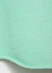 Sweatshirt with seamless finish