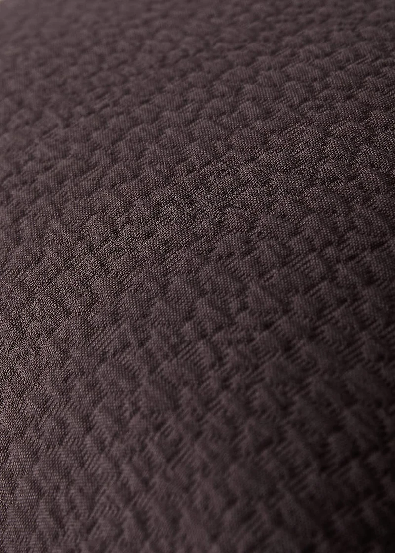 Garment-dyed cotton textured cushion cover 50x50 cm