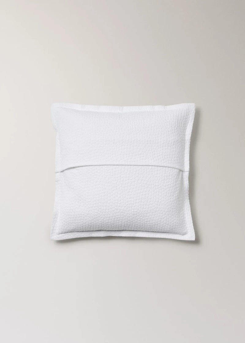 Jacquard cotton textured cushion cover 50x50 cm