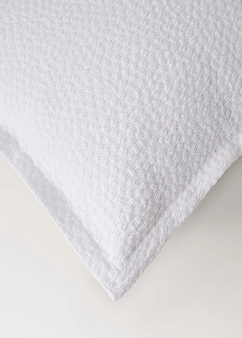 Jacquard cotton textured cushion cover 50x50 cm