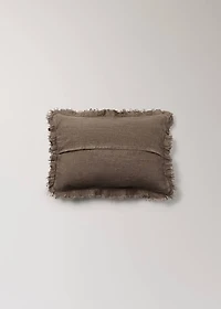 Children's cushion cover with linen flounce 30x40 cm