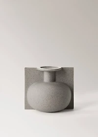 Small earthenware bottle vase
