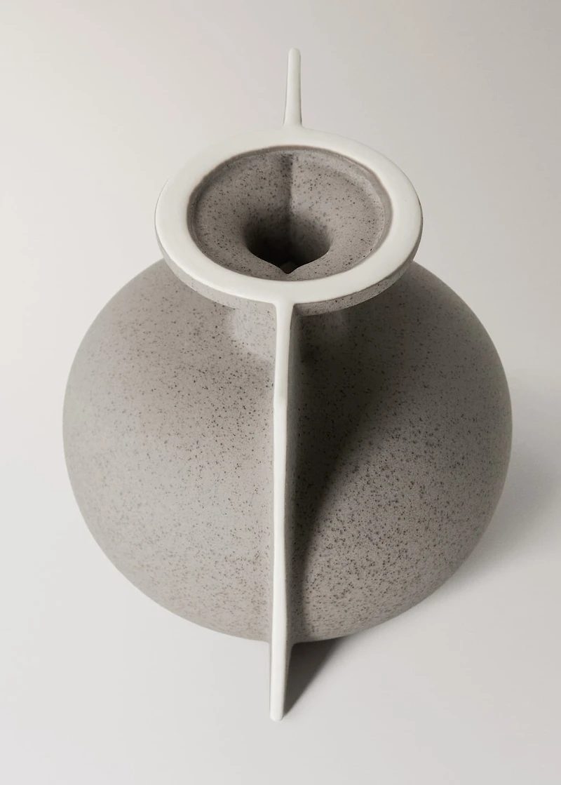 Small earthenware bottle vase