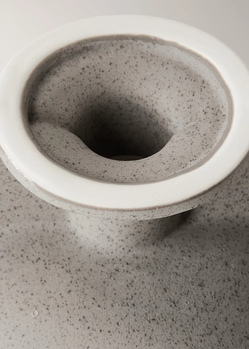 Small earthenware bottle vase