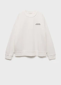 Butterfly-print sweatshirt
