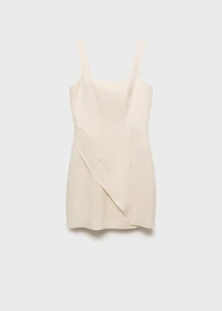 Linen wrap dress