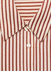 Striped straight shirt
