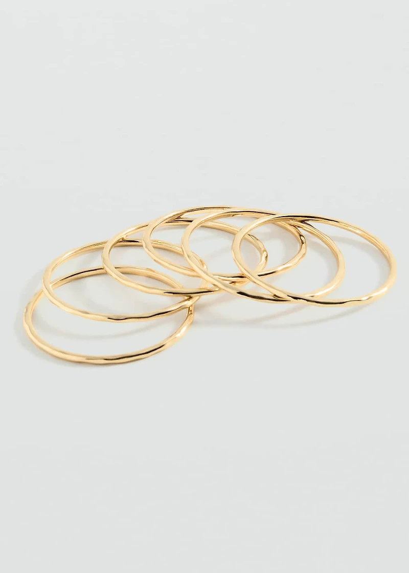 Rigid bracelets set